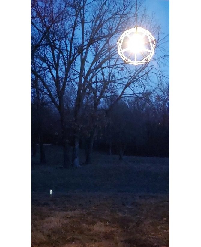 Artisan-Made Polyhedra Pendant Light