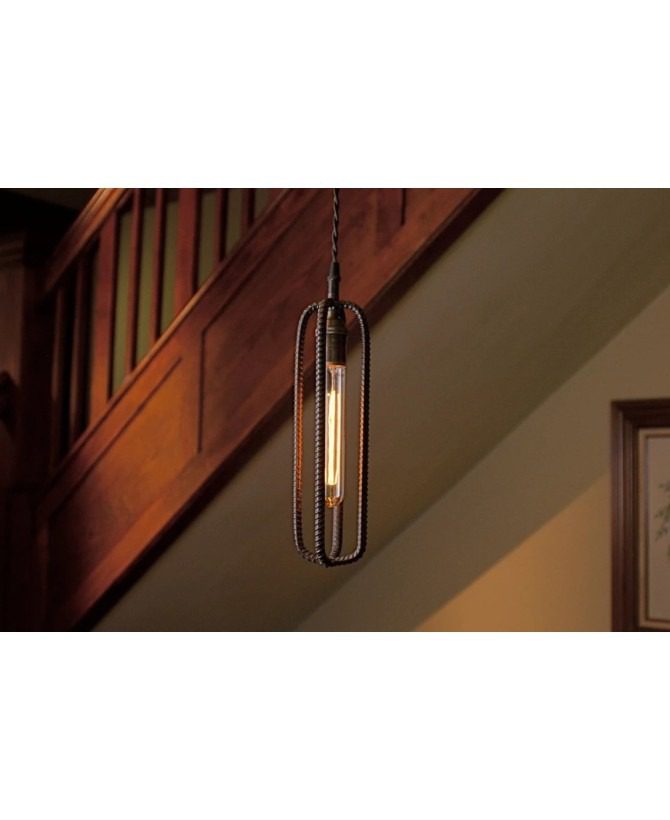 Industrial Rebar Pendant Light – Handcrafted Accent Lighting