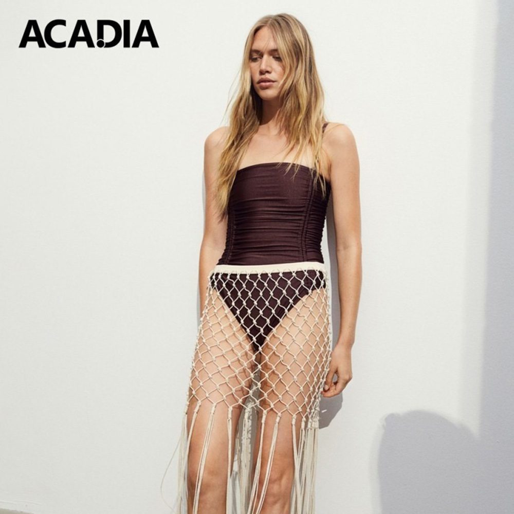 Acadia® Stunning Dark Brown High Leg Swimsuit