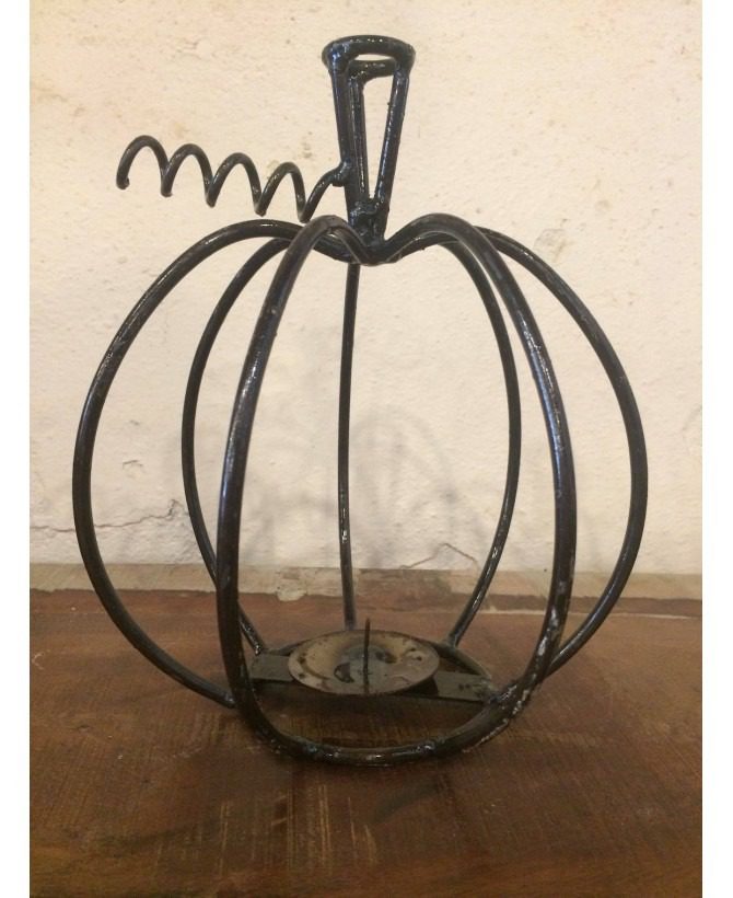 Rustic Handmade Metal Pumpkin