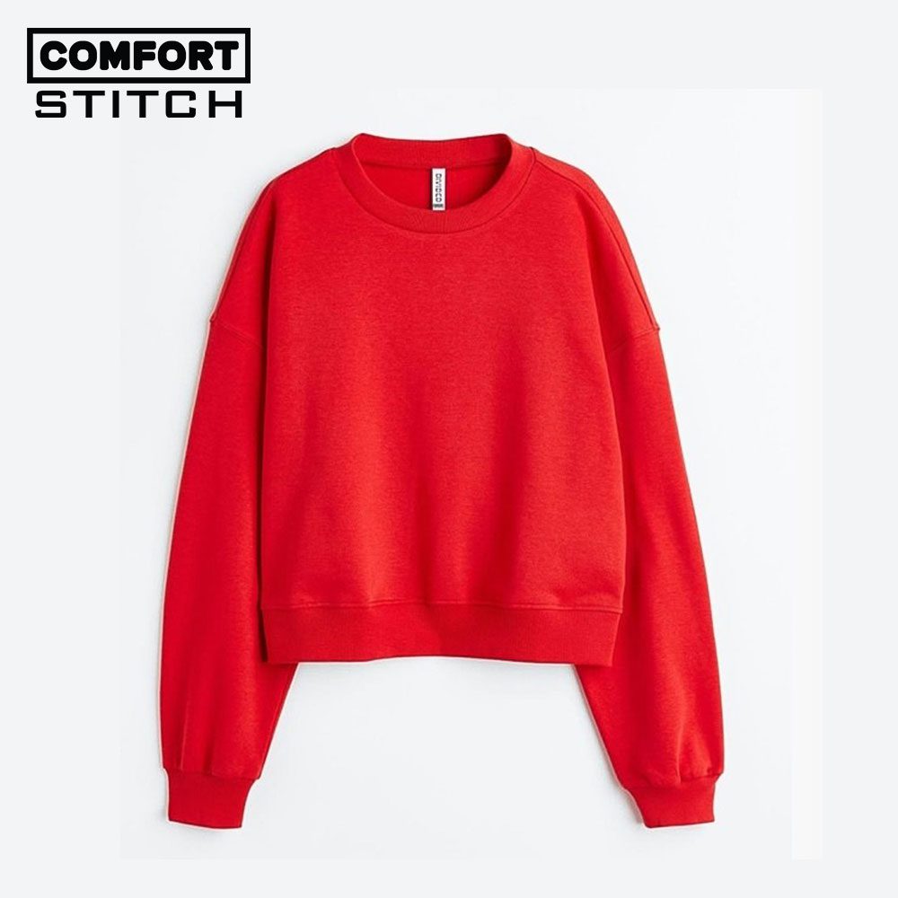 Sweatshirt in Bright Red