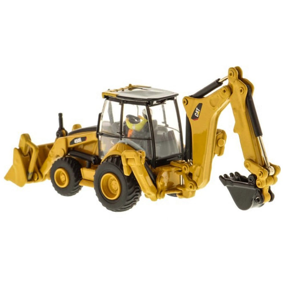 Caterpillar 450E Backhoe Loader 1:87 Scale Diecast Model