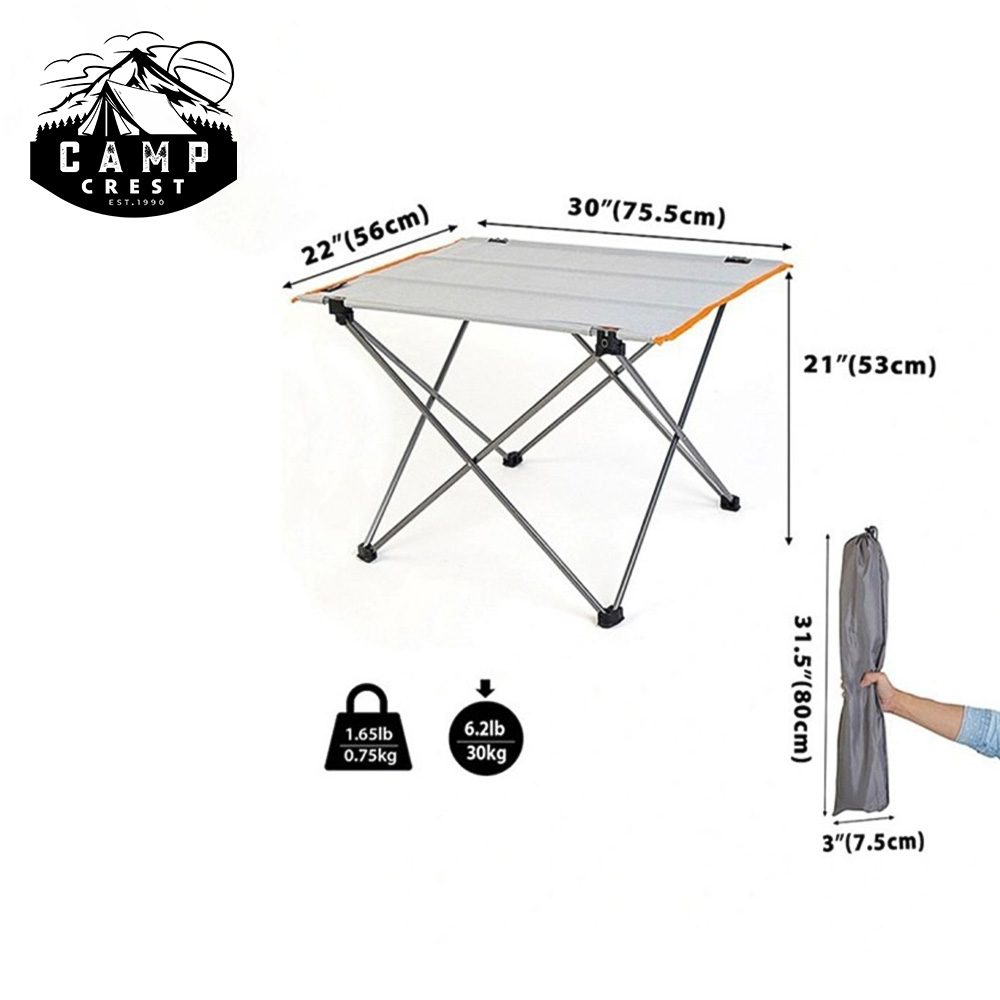 Compact Roll Up Table with Pocket