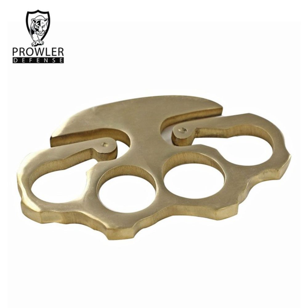 100% Solid Brass Knuckle Key Ring Belt Clip