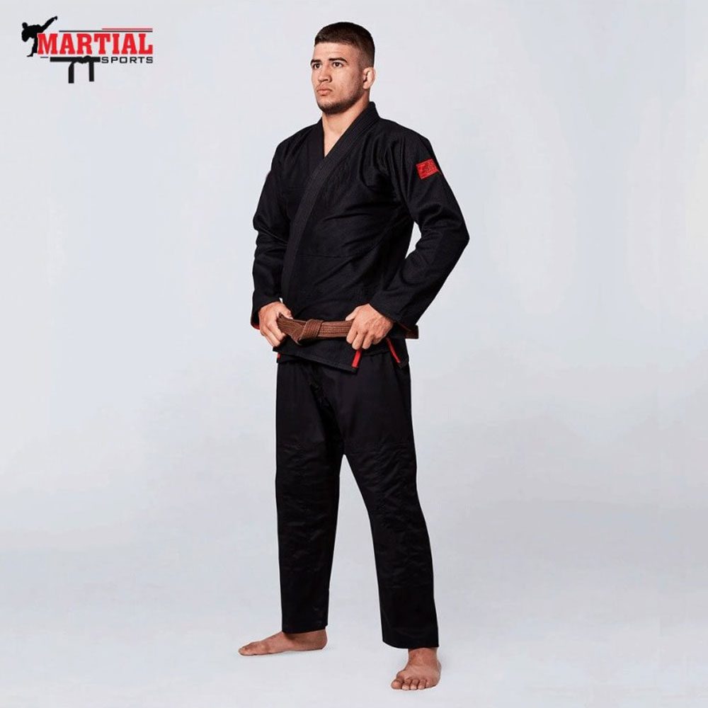 Pure Core Black Brazilian Jiu-Jitsu BJJ Gi Suit