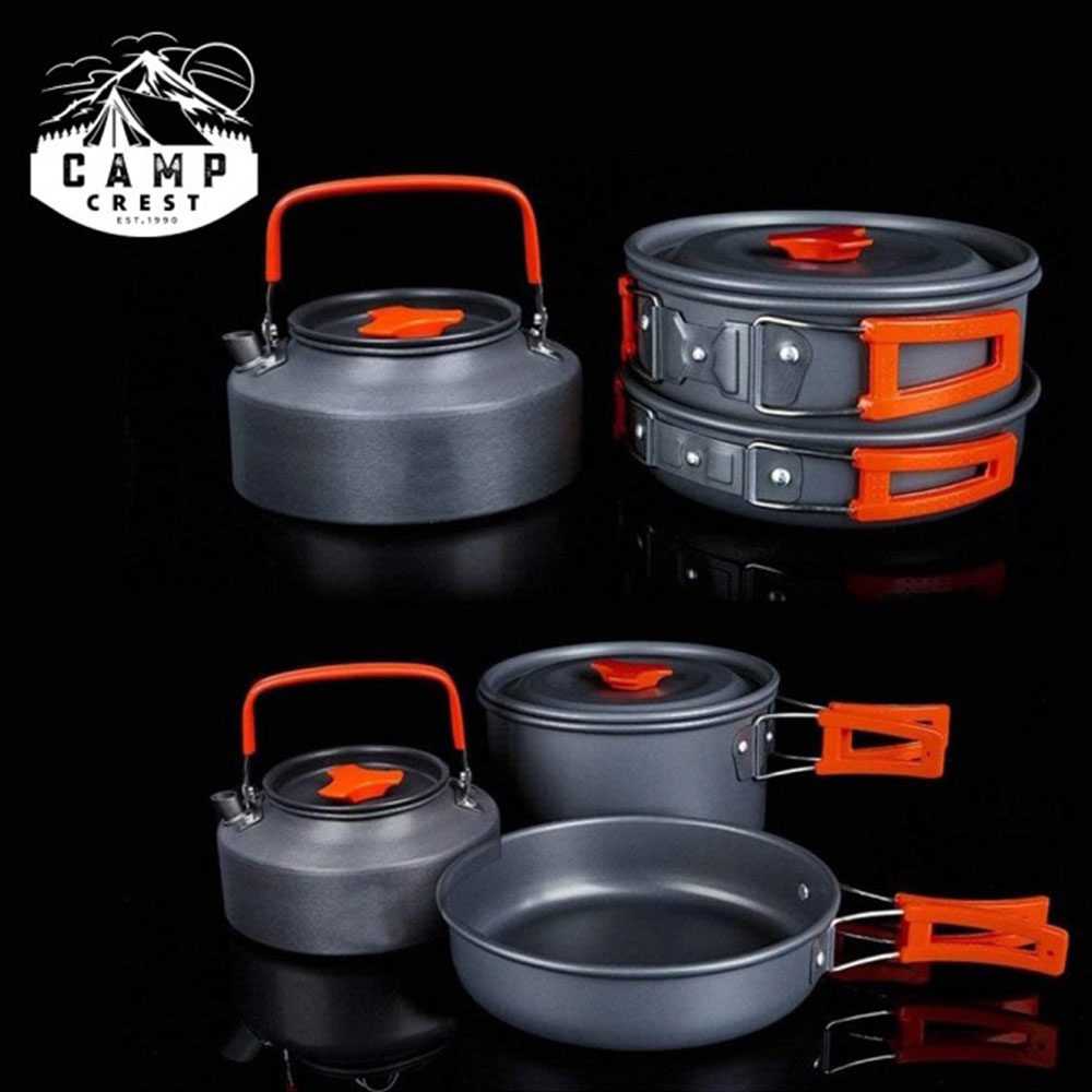 Aluminum Folding Camping Pots And Pans Set