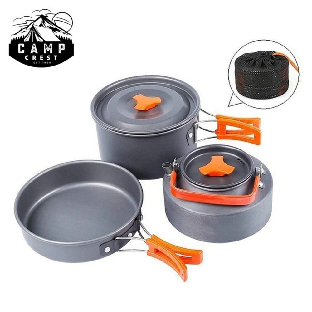 Aluminum Folding Camping Pots And Pans Set