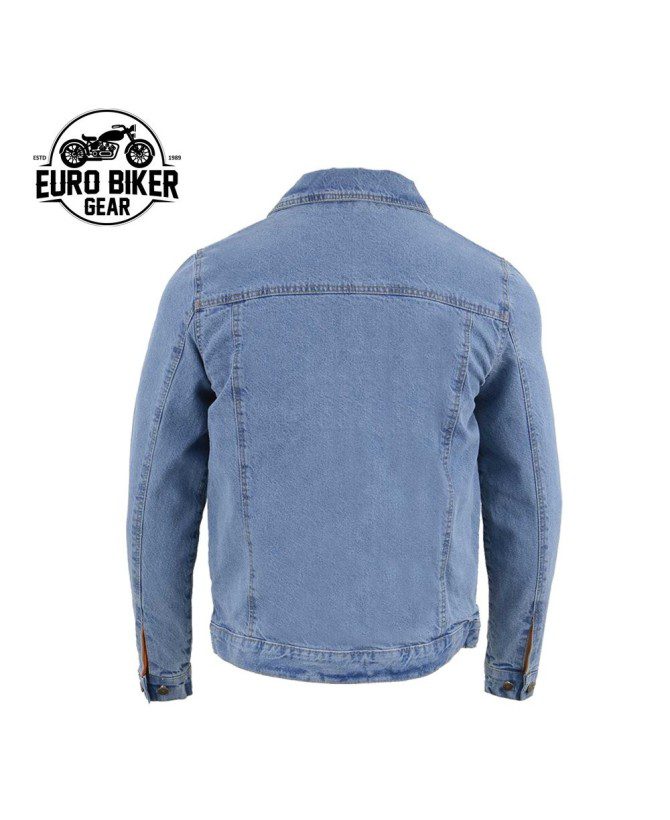 Classic Denim Blue Jean Jacket for Men