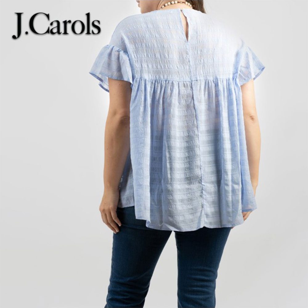 Crepe Delight Ruffle Top