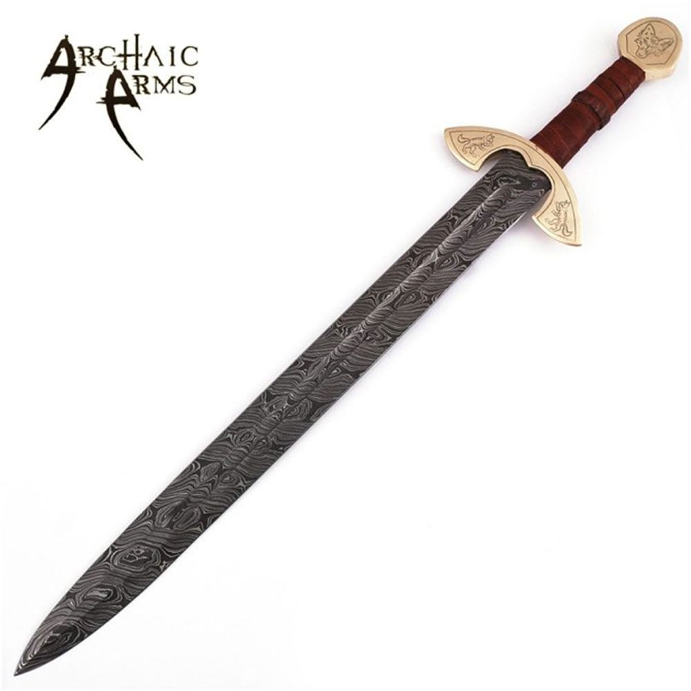 Damascus Steel Medieval Sword