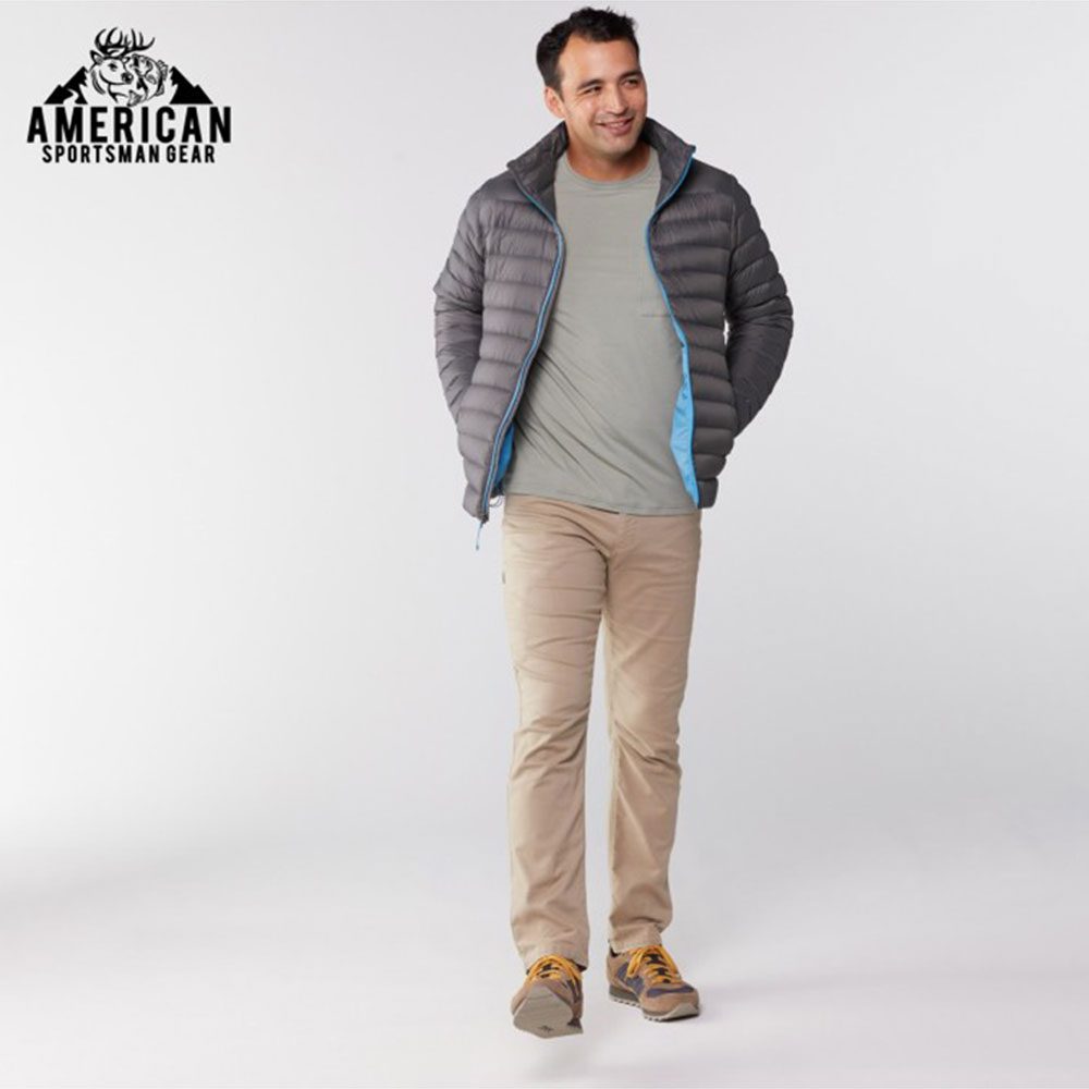 Men's Forge Grey Down Hiking Jacket