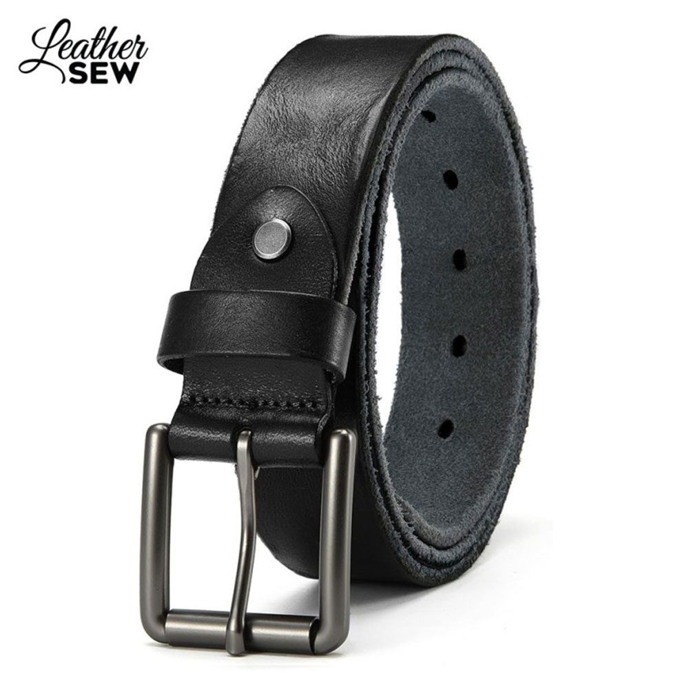 Men's Full Grain Leather Casual Belt