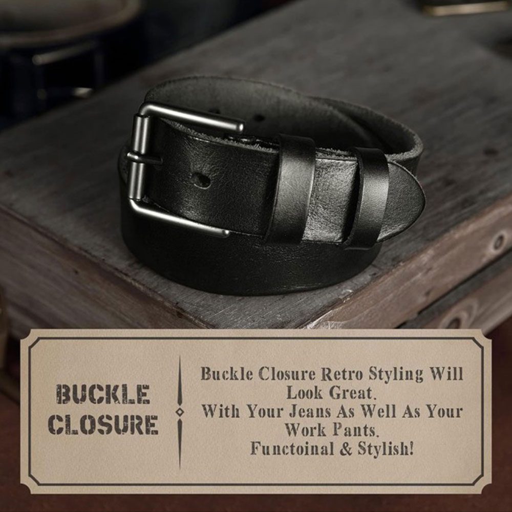 Full Grain Leather Casual Belt