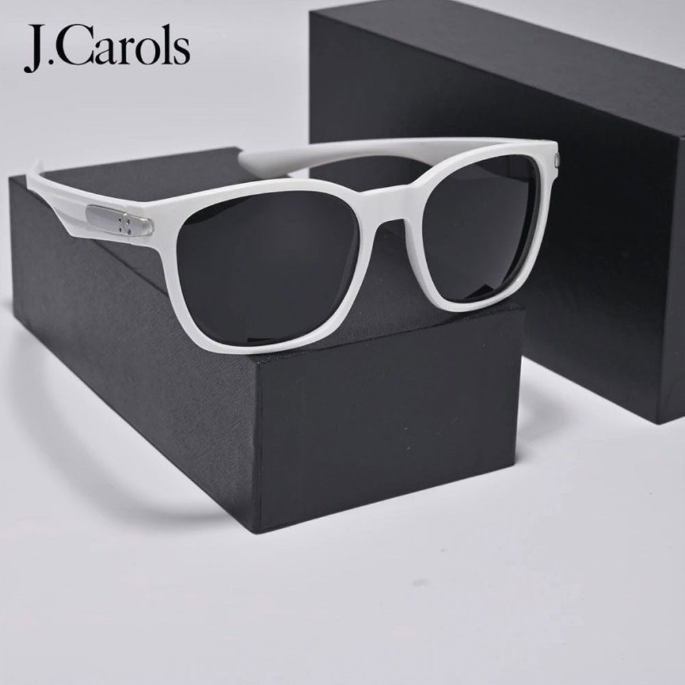 Iconic Matte White Frame Sunglasses with Smoked Reflective Lens