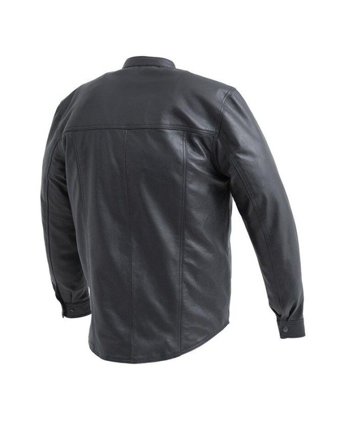 Leather Motorcycle Riding Shirt