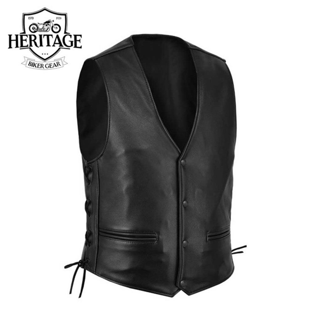 Men's Charter Leather Vest