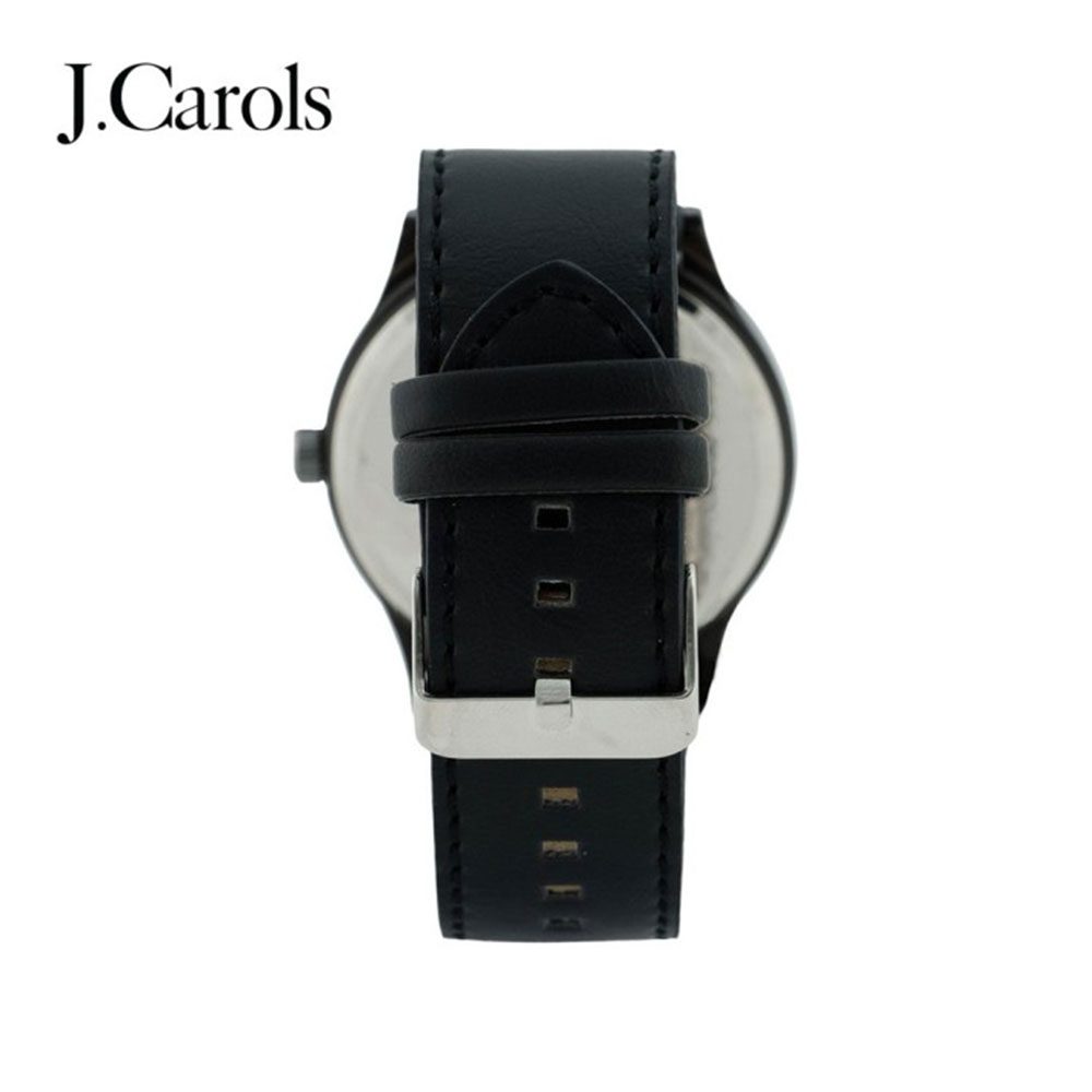 Traditional Men's Leather Strap Watch