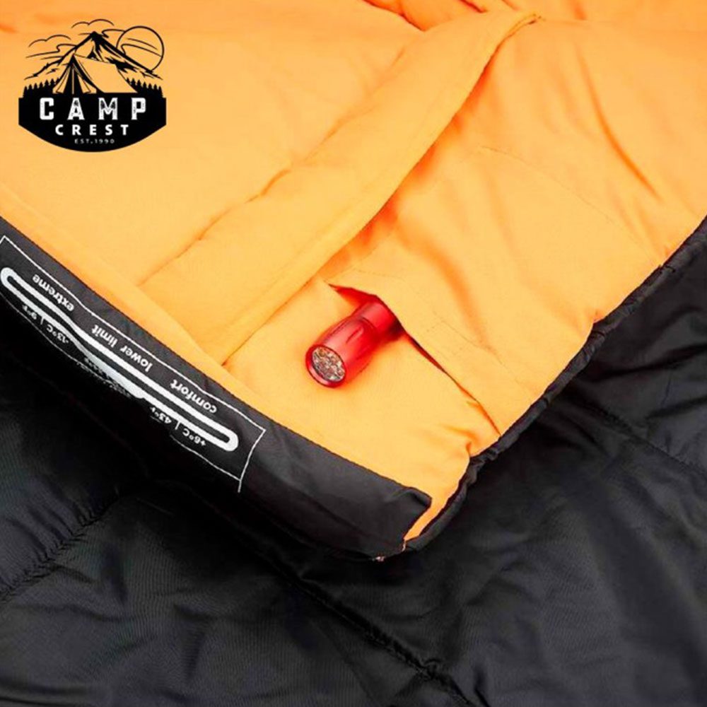 Oztent Hamilton Xl 6° Sleeping Bag Black/Orange