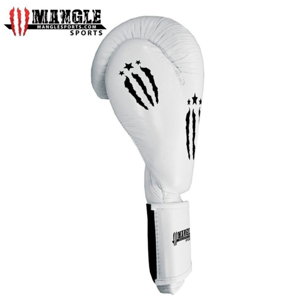 MMA High Quality Padded Boxing Gloves Black/White