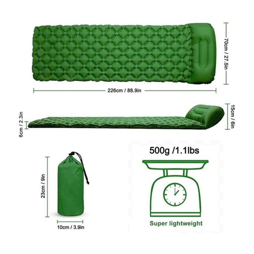 Rhombic Inflatable Camping Pad