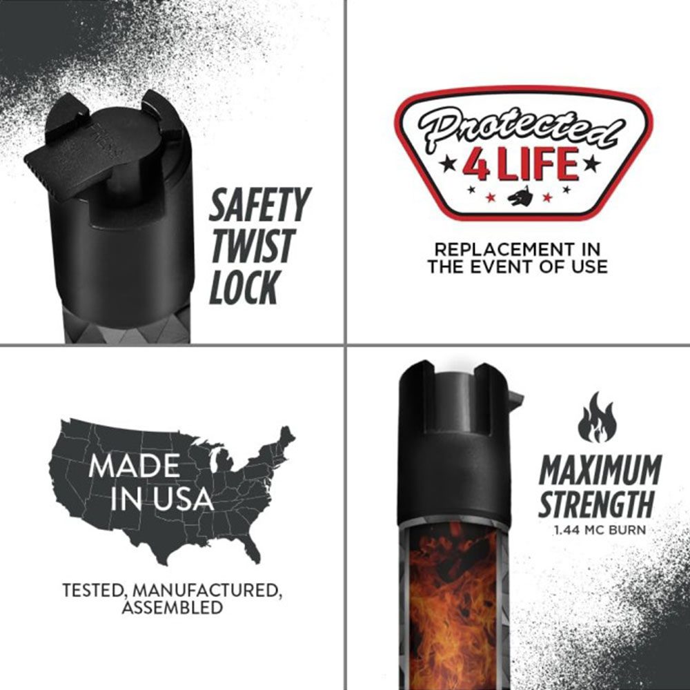 Triangle Keychain Mini Pepper Spray for Self Defense