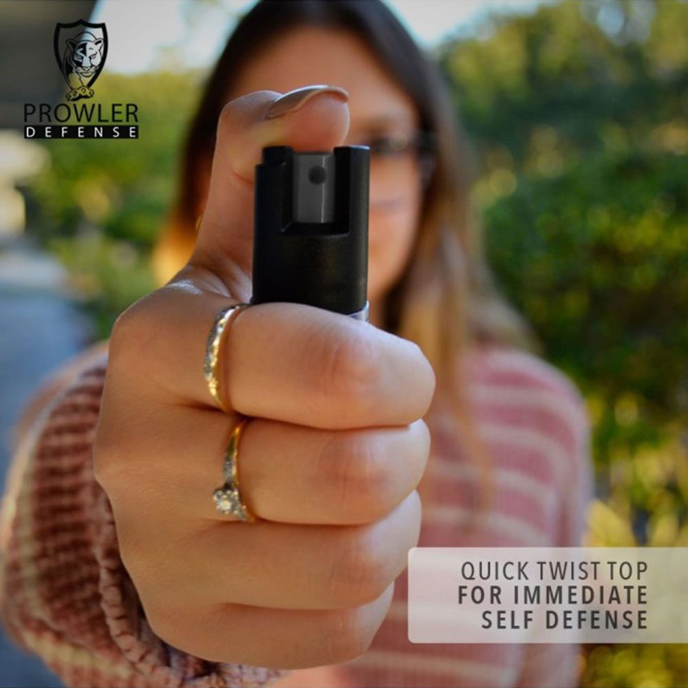 Triangle Keychain Mini Pepper Spray for Self Defense