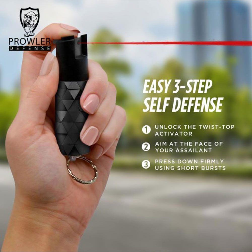 Triangle Keychain Mini Pepper Spray for Self Defense