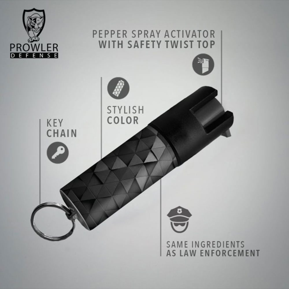 Triangle Keychain Mini Pepper Spray for Self Defense