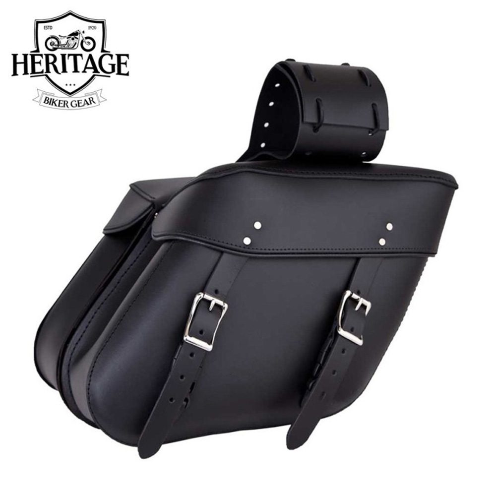 Large Wide Angle Motorcycle Saddlebag