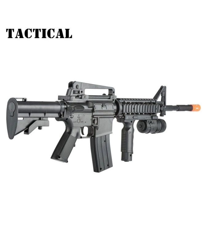 P1158B Spring Airsoft M4 M4A1 Replica Carbine Assault Rifle with Foregrip