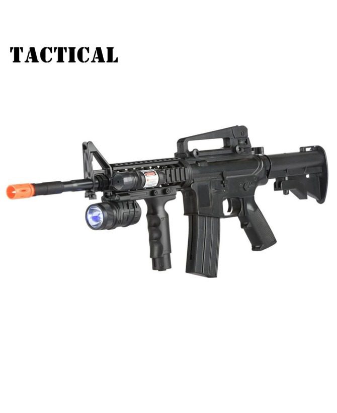 P1158B Spring Airsoft M4 M4A1 Replica Carbine Assault Rifle with Foregrip