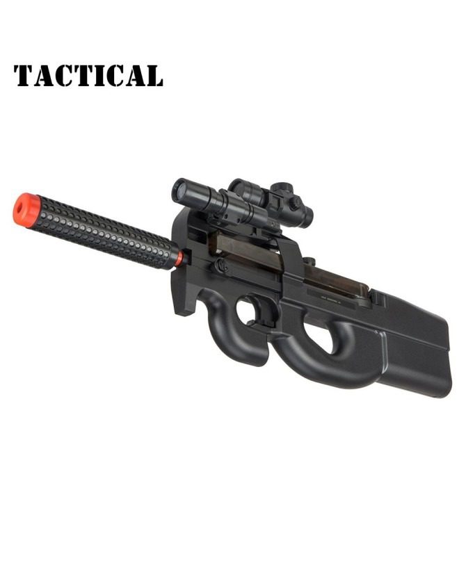 D90H Electric Airsoft Submachine Gun with Shooting Target