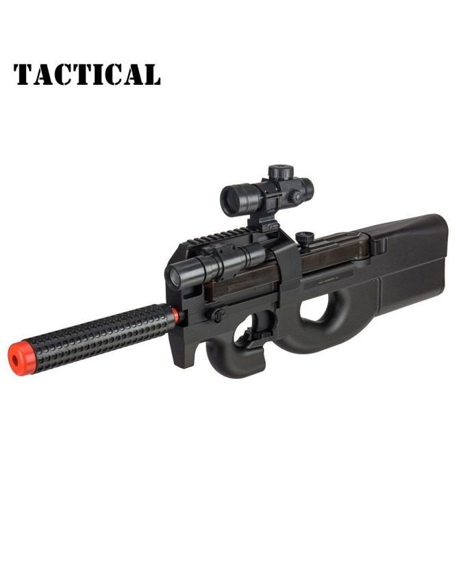 D90H Electric Airsoft Submachine Gun with Shooting Target