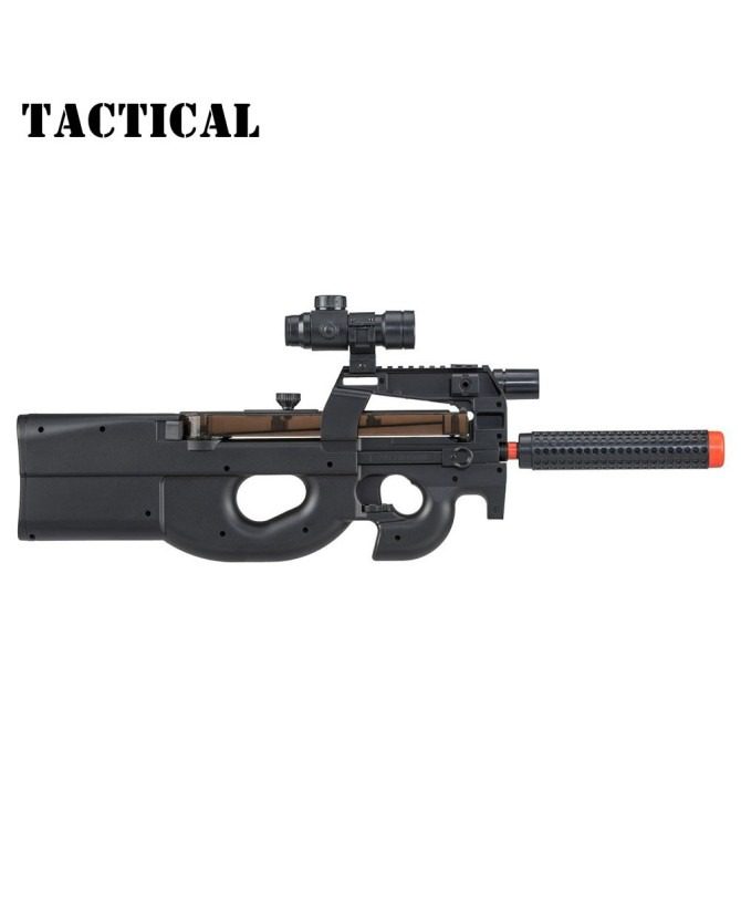 D90H Electric Airsoft Submachine Gun with Shooting Target