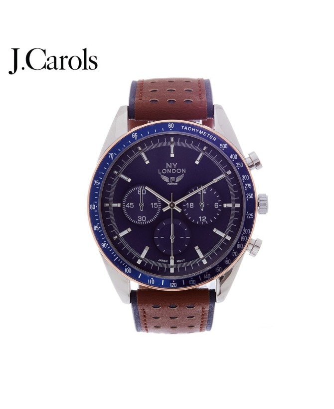 Leather Strap Men's Watch