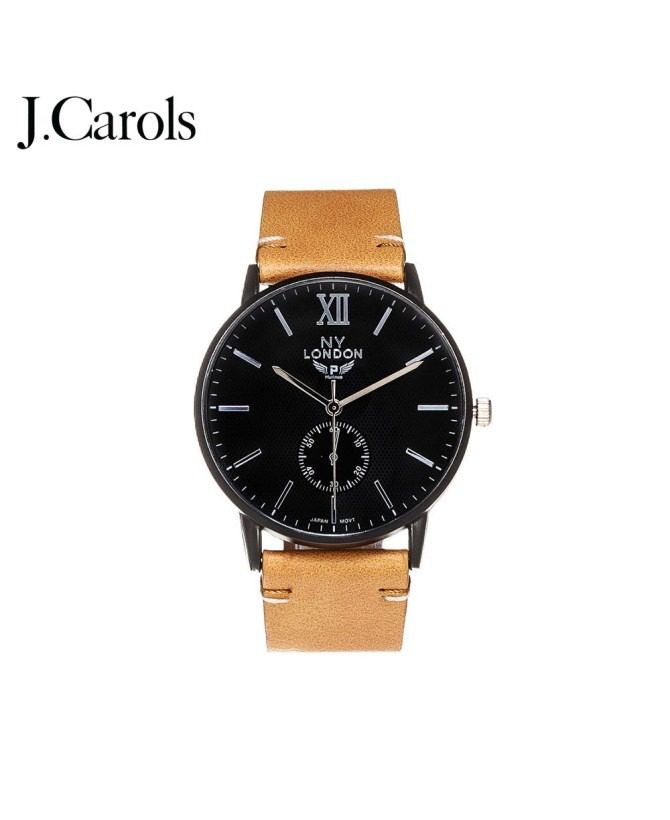 Casual Fashion Men's Leather Strap Wristwatch