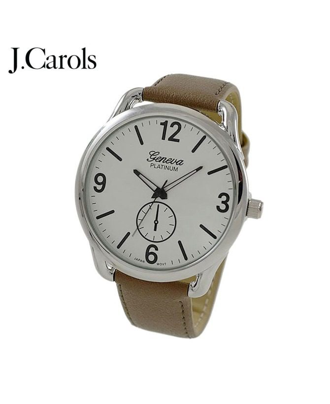 Affordable Leather Strap Men's Casual Watch