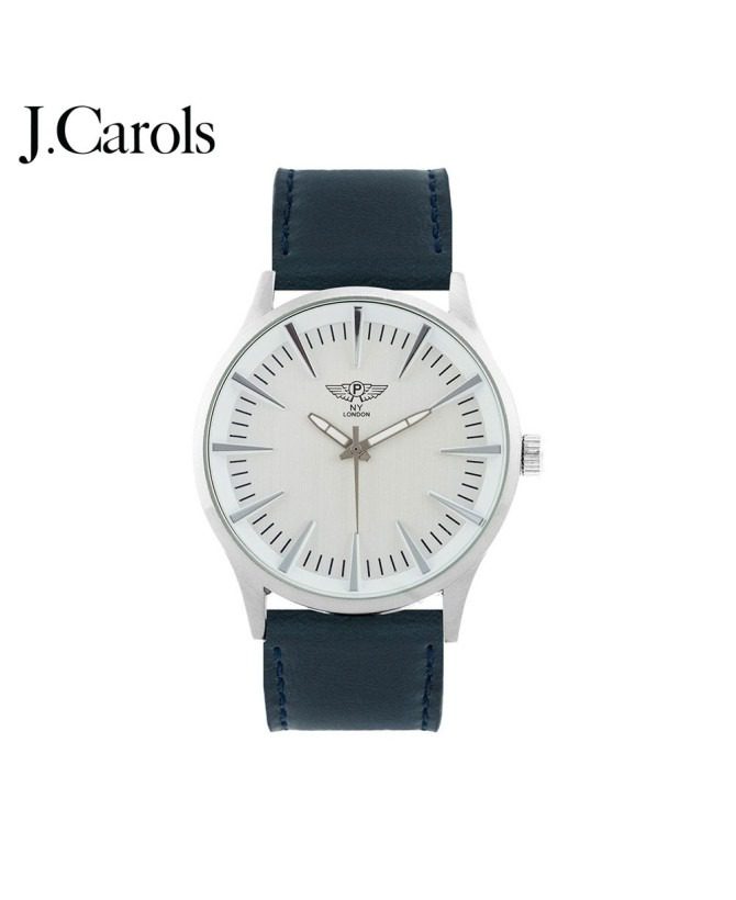 Traditional Men's Leather Strap Watch