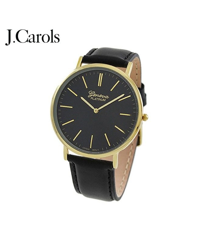 Stylish Leather Strap Men's Watch