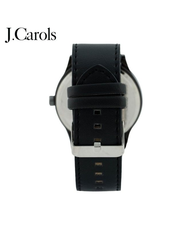 Traditional Men's Leather Strap Watch