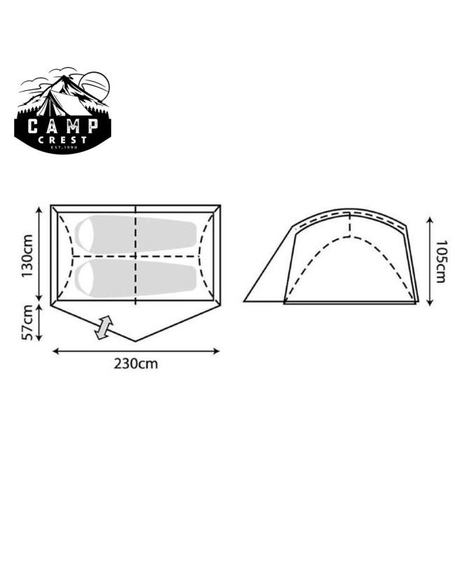 Mountain Designs Redline 2-Person Tent Red Dahlia