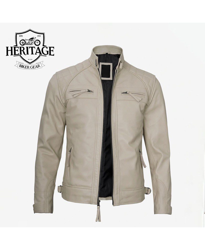 mens-quilted-shoulder-beige-cafe-racer-leather-jacket